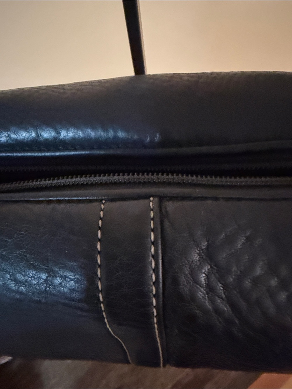 Coach Vintage small Y2K Black pebbled Leather Shoulder Bag Leatherware 1941 - Picture 8 of 16